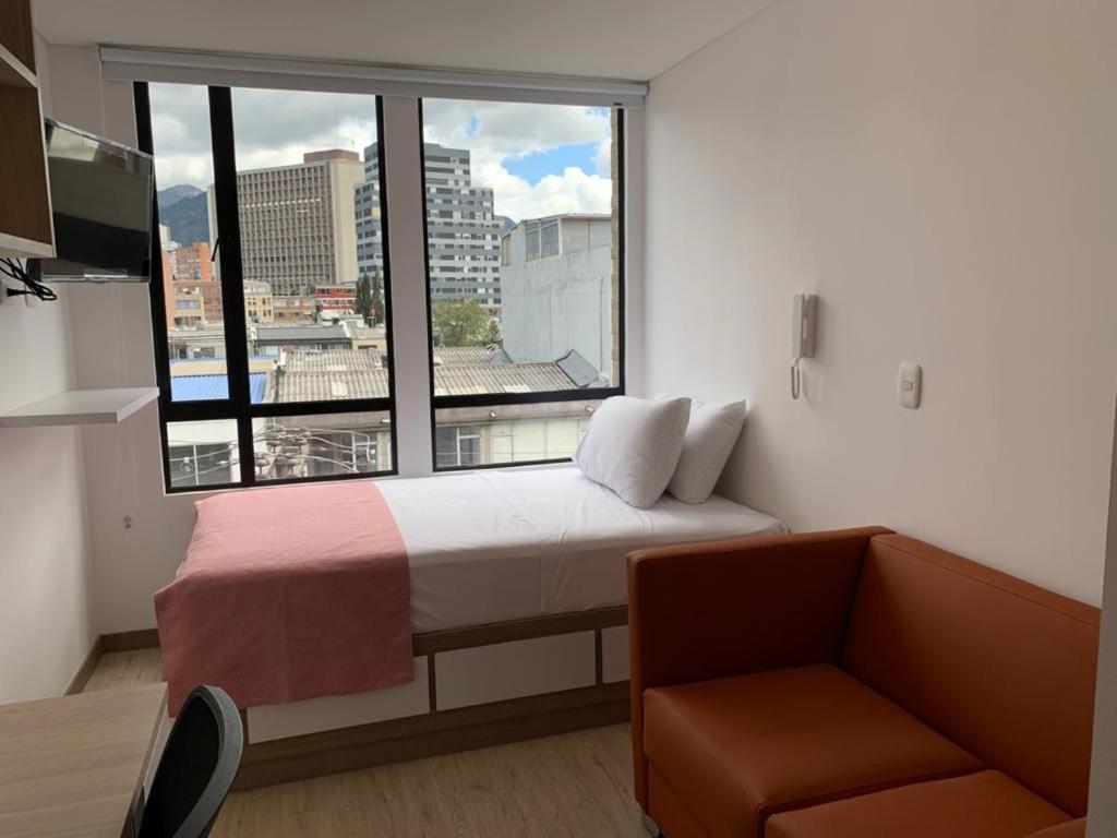 Aparta Estudios Connect Bogotá Szoba fotó
